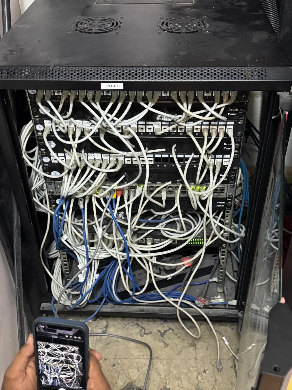 On-site project work installation