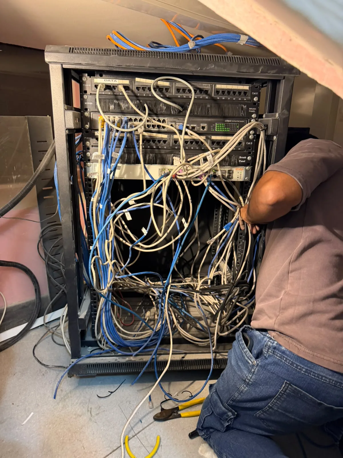 Network infrastructure project photo 2